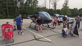 2023 National Night out with Enstrom Helicopter [upl. by Niret7]