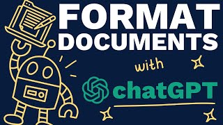 Using ChatGPT For Document  Process Formatting [upl. by Koran770]