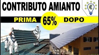 Rimozione amianto  bando inail 2024 Contributo 65 smaltimento amianto sul tetto contributiregione [upl. by Imuy110]