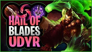 THIS SEASON 10 HAIL OF BLADES UDYR BUILD GIVES INFINITE TIGER STANCE NEW HAIL OF BLADES UDYR [upl. by Kamillah290]