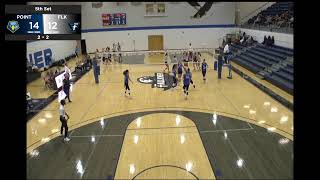 Faulkner vs Point Volleyball [upl. by Odlaumor]