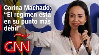 Entrevista a Maria Corina Machado tras las elecciones en Venezuela [upl. by Llerrit]