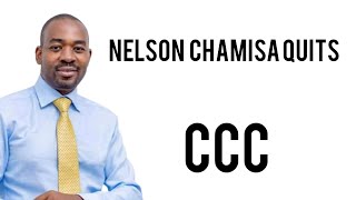 BREAKING CHAMISA QUITS CCC New party loading [upl. by Enyaht]