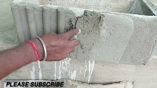 Easy way to make a cement flower pots At home use of cement and sand [upl. by Eraste]