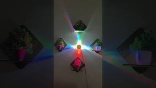 DIY Home Decoration How To Make Your Won RGB Stylish Light At Home shorts led [upl. by Pollie]