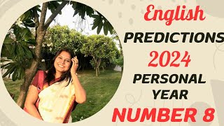 Ep 5  PREDICTIONS 2024  LoveCareerHealth Personal year number 8 Numerologist Nalini Ashwin [upl. by Cathe]