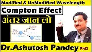 modified unmodified compton wavelength radiation in compton effect Compton Shift [upl. by Nosirrah887]