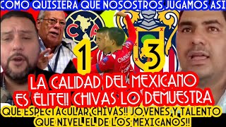 HONDUREÑOS RENDIDOS A CHIVAS ESPECTACULAR EL NIVEL DE MEXICANOS DESEO TENER ESO EN CENTROAMÉRICA [upl. by Olenta]