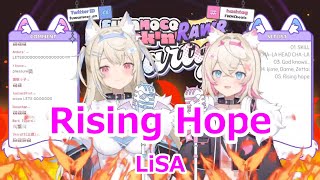 【Romaji lyrics】Rising Hope・LiSA【FUWAMOCOstream（2023115）】 [upl. by Asselim]