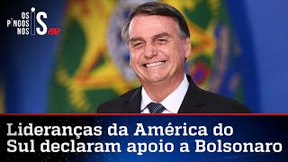 Após Trump Bolsonaro recebe novos apoios de líderes internacionais [upl. by Laforge945]