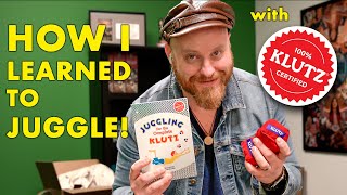 I Learned to Juggle using Juggling for the Complete Klutz  KLUTZ WEEK [upl. by Bissell]