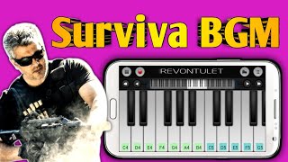 Surviva BGM Piano Tutorial  Walk Band Cover  Jays Piano [upl. by Dustin]