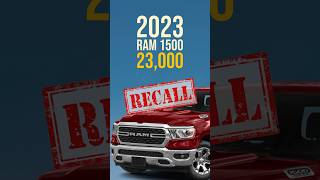 📣 Chrysler RECALL 23000 RAM 1500s  High Beams and Turn Lights Issue DEC 2023 [upl. by Nosral]