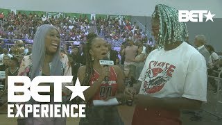 Kway and Lala Slay at BET Celebrity Basketball Presented By Sprite  BETX 2018 [upl. by Leirvag265]