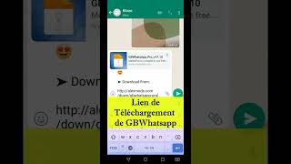 GBWhatsapp Apk Générer Le LIEN de Téléchargement [upl. by Leciram]