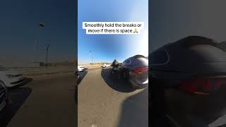 Motorcycle Tip 3 Lane Splitting m1000rr bikershorts traffic lanesplitting bikeride [upl. by Alyac]