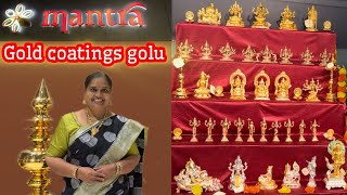 Mantra gold coatings golu nandhinivibes mantragoldcoatings brassitems poojaitems goldcoating [upl. by Lekym]