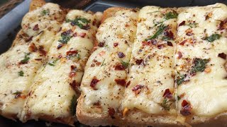 Dominos Style cheesy Garlic Bread Recipe  5 मिनट में बनाएं चीज गार्लिक ब्रेड  Nirvvi kitchen [upl. by Joacimah]