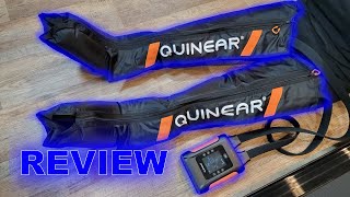 QUINEAR Rechargeable Air Compression Massager Review [upl. by Laeno]