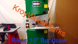 Rikon 10quot Bandsaw Review [upl. by Tezzil]