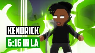 When Kendrick Dropped 616 in LA Drake Diss [upl. by Einapets]