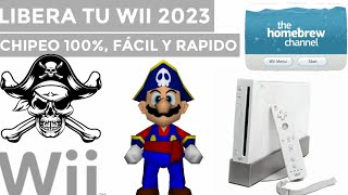 LIBERA TU WII 2023 CHIPEAR FACIL GRATIS 100 SEGURO  BONUS wii liberar pirategaminghombrew [upl. by Yllek]