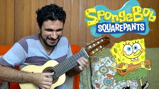 SpongeBob SquarePants Music  Mini Guitar Marcos Kaiser [upl. by Ydor791]