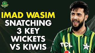 Imad Wasims Spectacular Performance  Taking 3 Wickets Against Kiwis  Pakistan vs New Zealand [upl. by Reviel]