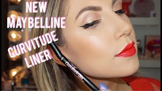 NEW MAYBELLINE CURVITUDE LIQUID LINER [upl. by Naenaj]