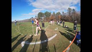 2024 MPA HS XC State Championships H018182 Girls B FinishMP4 [upl. by Ibib]