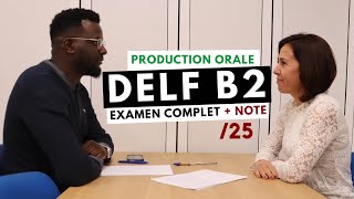 DELF B2 production orale  correction 25 points [upl. by Primrosa430]