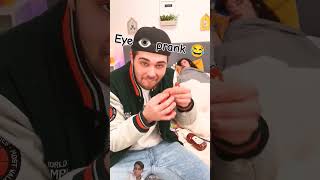 Fake 😠 eye 👁️ prank 🤯🥶 funny prank comedy challenge [upl. by Laufer]