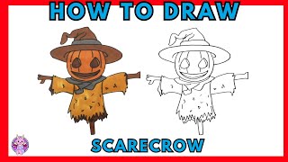 How To Draw a Scarecrow [upl. by Anivol]