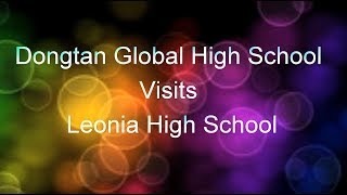 Dongtan Global High School Visits Leonia High School [upl. by Shing]