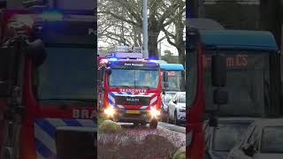 3 keer brandweer met spoed naar een zeer grote brand in Arnhem siren firefighter grip emergency [upl. by Penelopa299]