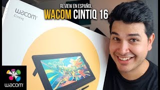 Review en español tableta monitor Wacom Cintiq 16 [upl. by Lorn952]