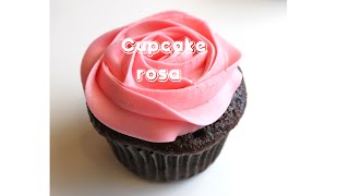 Tutorial decoracion Cupcake rosa [upl. by Bush]