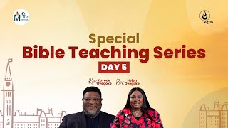 Day 5  Special Bible Teaching Series  September 16th 2023 [upl. by Eamanna]