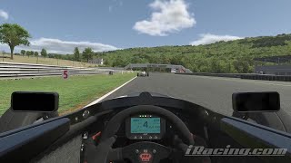 iRacing Lime Rock Park  Grand Prix Ray FF1600 Dry Track Guide Hotlap  Telemetry [upl. by Aber]