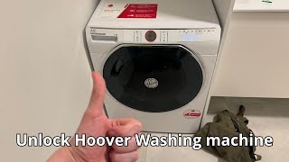 How To Unlock a Hoover Washing Machine Step By Step [upl. by Gingras]