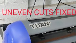 Titan 2 Plotter Bad Cuts Uneven Cutting Issues And Problems Solution Fix For Window Tinting [upl. by Llorrad]