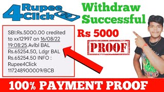 Ruppe4Click 100 PAYMENT PROOF  Rupee4Click  PAYMENT PROOF Rupee4Click  Ruppe4Click Withdraw [upl. by Llorre587]