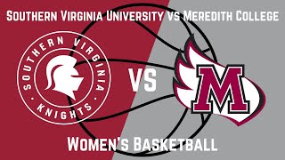 SVU Womens Basketball Knights vs Meredith College [upl. by Loni]