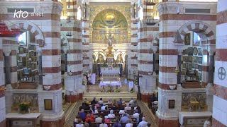 Laudes et messe à NotreDame de la Garde du 15 août 2024  Solennité de lAssomption [upl. by Soalokcin]