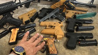 30 Bore 20amp7 Shot  Zigana F Gold Plated  Beretta 92fs  Beretta With Lazer Rail Option  Glock 19x [upl. by Haon]