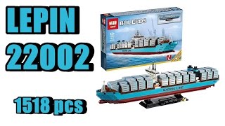 Lepin 22002 Maersk Line Triple E [upl. by Iknarf]