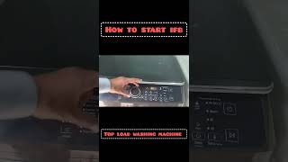 How to operate IFB top load washing machinehow to use IFB top load washing machine [upl. by Idnor]