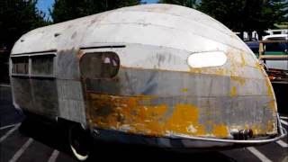 1935 BOWLUS Road Chief Vintage Aluminum Travel Trailer [upl. by Hartmann]