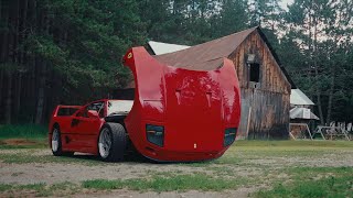 Part 1 Ferrari F40 Mountain Run 8K  Feature Film by PROJECT1 [upl. by Mareld222]