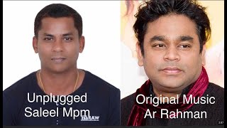 Chinna Chinna Aasai  Roja  Unplugged Karaoke Originally Music Ar Rahman [upl. by Laekim24]